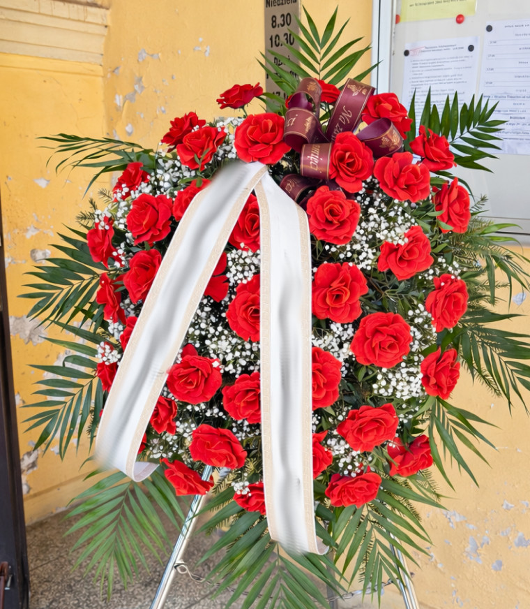Wieniec przygotowany przez Zakład pogrzebowy Robert Czepnik