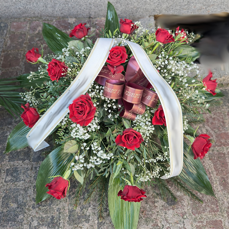 Wieniec przygotowany przez Zakład pogrzebowy Robert Czepnik