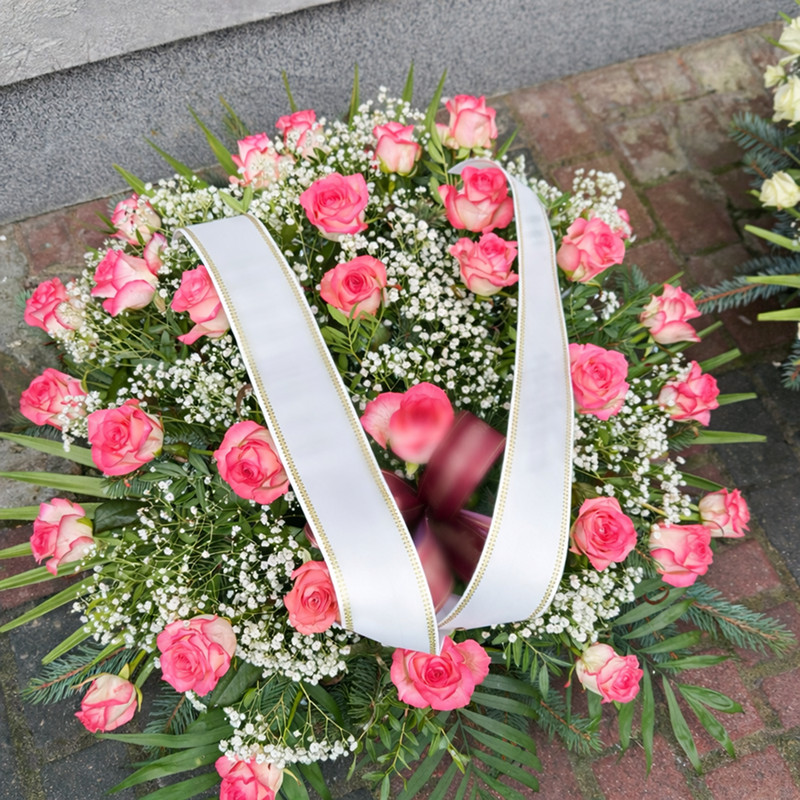 Wieniec przygotowany przez Zakład pogrzebowy Robert Czepnik