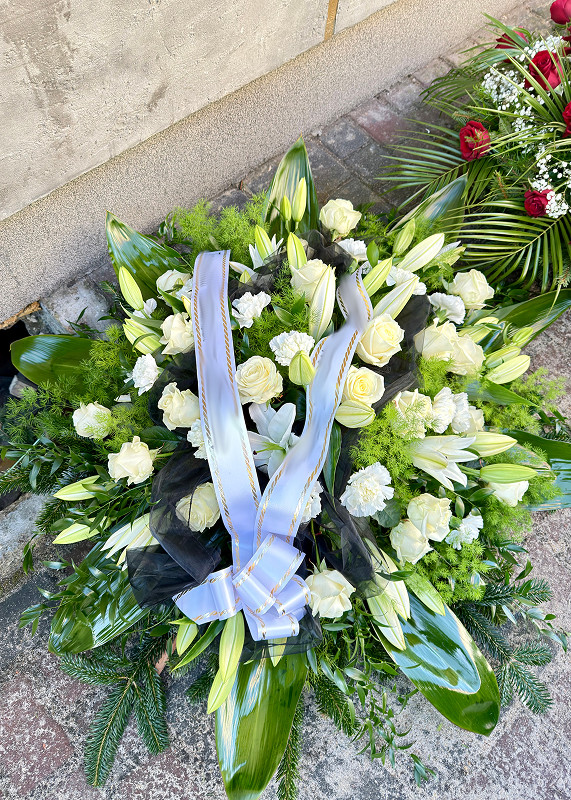 Wieniec przygotowany przez Zakład pogrzebowy Robert Czepnik