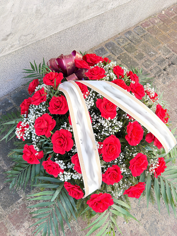 Wieniec przygotowany przez Zakład pogrzebowy Robert Czepnik