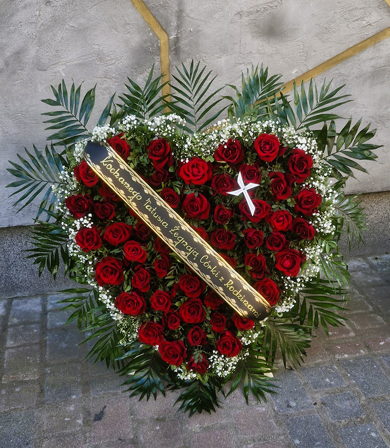 Wieniec przygotowany przez Zakład pogrzebowy Robert Czepnik